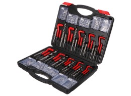 Sett for gjengereparasjon MECHANIC THREAD SET 261, M5 - M12, 1/4UNC-1/2UNC, 261 stk