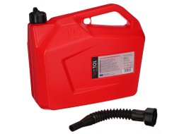 Plastkanystr MECHANIC FUEL CANISTER RED 10L, rød