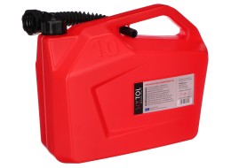 Plastkanystr MECHANIC FUEL CANISTER RED 10L, rød