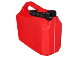 Plastkanystr MECHANIC FUEL CANISTER RED 10L, rød
