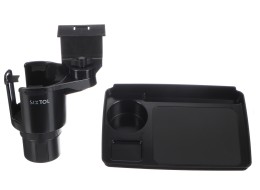 Multifunksjonell utvider til bilens koppholder med brett CAR CUP HOLDER 8