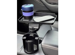 Multifunksjonell utvider til bilens koppholder med brett CAR CUP HOLDER 8