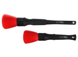 Sett med presisjonsbørster for bilrengjøring CAR DETAILING BRUSH 2 BASIC, 2 stk