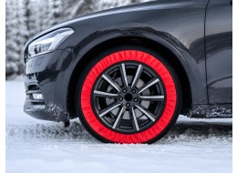 Tekstilsnøkjettinger for dekk CAR SNOW TIRE CHAIN M, 13"-19", tekstil, 2 stk
