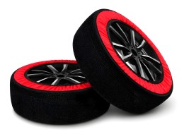 Snøkjeder for dekk CAR SNOW TIRE CHAIN XL, 14"-21", tekstil, 2 stk
