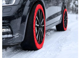 Snøkjeder for dekk CAR SNOW TIRE CHAIN XXL, 15"-22", tekstil, 2 stk