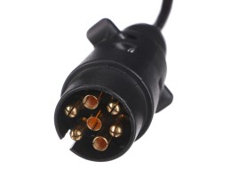 Spiral tilkoblingskabel for tilhengerkontakt TRAILER CABLE 3, 7-7-pin, 3 m