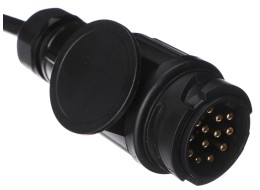 Spiral tilkoblingskabel for tilhengerkontakt TRAILER CABLE 4, 13-13-pin, 3 m