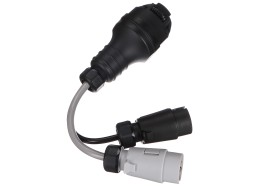 Kabelreduksjon for tilhengerkontakt TRAILER CABLE 5, fra 13-pin til 7-pin N+S, 35 cm