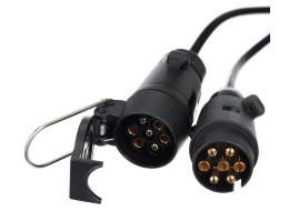 Forlengelseskabel 7-pins - uttak + plugg TRAILER CABLE 7, 12V, 5m