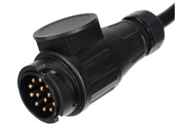 Forlengelseskabel 13-pins - uttak + plugg TRAILER CABLE 8, 12V, 5m