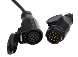 Forlengelseskabel 13-pins - uttak + plugg TRAILER CABLE 8, 12V, 5m