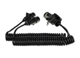 Sammenkoblingsspiraladapter 15pin til 2×7pin plugg (S+N) TRAILER CABLE 9, 24V, 3,5m