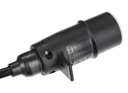 Sammenkoblings spiralkabel 7pin type S TRAILER CABLE 10, plastplugg, 24V, 3,5m