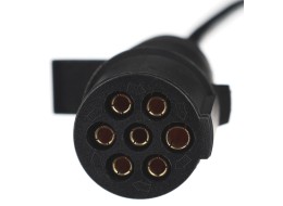 Sammenkoblings spiralkabel 7pin type N TRAILER CABLE 11, plastplugg, 24V, 3,5m