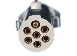 Forbindelsesspiralkabel 7-pin type S TRAILER CABLE 12, metallplugg, 24V, 3,5 m