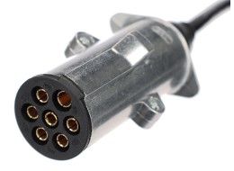 Sammenkoblingsspiralkabel 7pin type N TRAILER CABLE 13, metallplugg, 24V, 3,5m