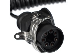Sammenkoblings spiralkabel EBS 7-pin TRAILER CABLE 14, 24V, 3,5m