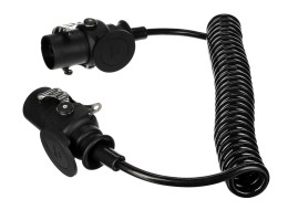 Sammenkoblings spiralkabel EBS 7-pin TRAILER CABLE 14, 24V, 3,5m