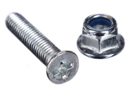 Sett med kroker og skruer for feste av nett/duk til vogn TRAILER HOOK SET 2, 10 stk
