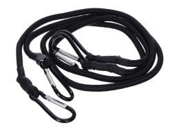 Gummibånd/gummistrikker CARGO CORD CARABINER 100, 100 cm, 2 stk