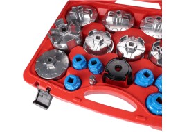 Sett for demontering av oljefiltre MECHANIC OIL WRENCH 19, 19 stk