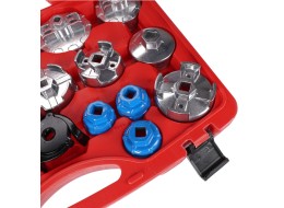 Sett for demontering av oljefiltre MECHANIC OIL WRENCH 19, 19 stk
