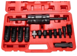 Sett for demontering av injektorer med glidehammer MECHANIC PULLER SET 1, 14 stk