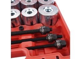 Sett for pressing og uttrekking av lager og hylser MECHANIC PULLER SET 3, 27 stk