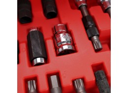 Sett for montering og demontering av alternatorens remskiver MECHANIC PULLEY SET 4, 30 stk