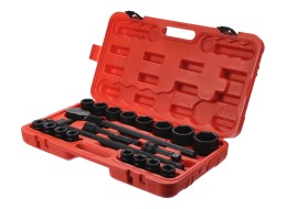 Sett med piper og skralle MECHANIC WRENCH SET 2, heavy-duty, 21 deler