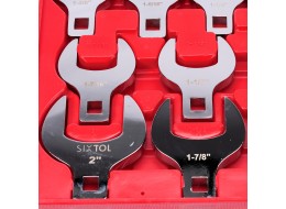 Sett med utskiftbare pipenøkkelender MECHANIC WRENCH SET 5, 1/2", 14 deler