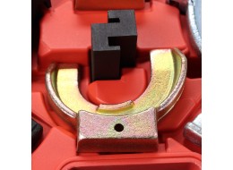 Sett for sammenpressing av støtdemperfjærer med utskiftbare gafler MECHANIC SPRING SET 5