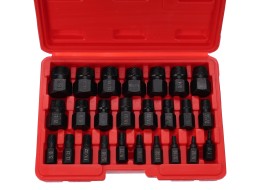 Sett med uttrekkere for skadede skruer og muttere MECHANIC NUT REMOVER 2, 25 stk