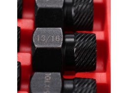 Sett med uttrekkere for skadede skruer og muttere MECHANIC NUT REMOVER 2, 25 stk