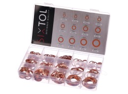 Sett med kobberpakningsringer MECHANIC RING SET 2, M5–M20, 300 stk