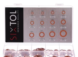 Sett med kobberpakningsringer MECHANIC RING SET 2, M5–M20, 300 stk