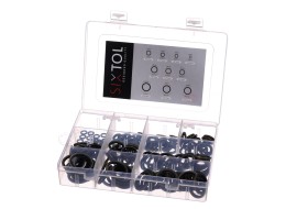 Sett med tetningsringer i NBR og stål MECHANIC RING SET 3, M6–M24, 180 stk