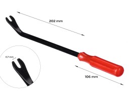 Bøyd lang gaffel for demontering av polstring og interiør MECHANIC TRIM ONE 12