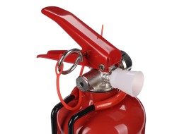 Pulverbrannslukker FIRE STOP 1 kg, ABC, helmetall, inkludert metallholder
