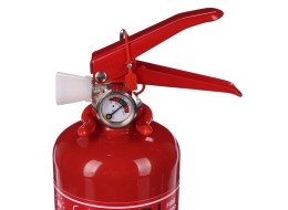 Pulverbrannslukker FIRE STOP 1 kg, ABC, helmetall, inkludert metallholder