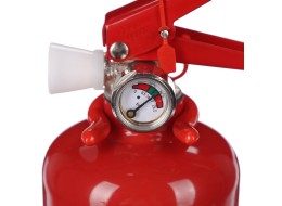 Pulverbrannslukker FIRE STOP 1 kg, ABC, helmetall, inkludert metallholder