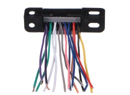 OBD-II-kontakt med 16 pinner, avsluttet med 10 cm tilkoblingskabler MECHANIC CABLE 25