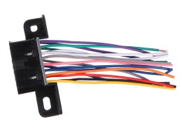 OBD-II-kontakt med 16 pinner, avsluttet med 10 cm tilkoblingskabler MECHANIC CABLE 25