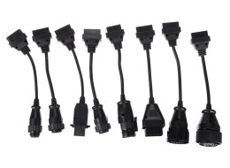 Komplett sett med OBD-II adaptere for lastebiler MECHANIC CABLE SET 2, 8 stk