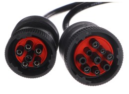 OBD-II-adapter 9-pin J1939 og 6-pin J1708 MECHANIC CABLE 8
