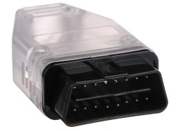 OBD-II-plugg med 16 pinner for montering av egen kabel MECHANIC CABLE 30, transparent