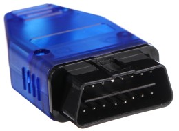 OBD-II-plugg med 16 pinner for montering av egen kabel MECHANIC CABLE 31, blå