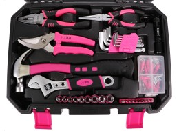 Verktøysett HOME PINK 128