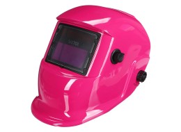 Automatisk mørkneende sveisehjelm WELDING MASK 4, rosa